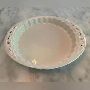 Longaberger Pottery Woven Traditions Baking Dish